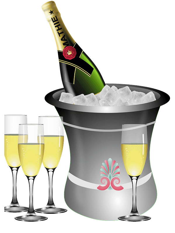 Champagne Clipart Transparent Background