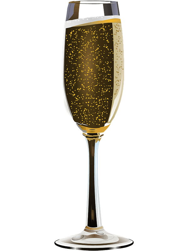 Champagne Glass Clipart Transparent
