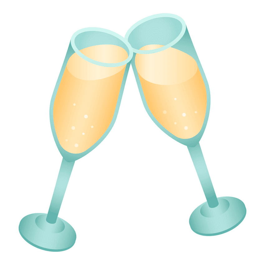Champagne Glasses Clipart For Free