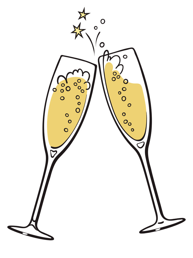 Champagne Glasses Clipart Png