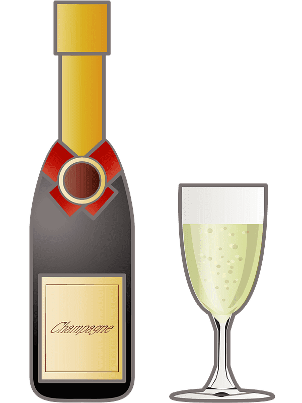 Champagne Transparent Clipart Png