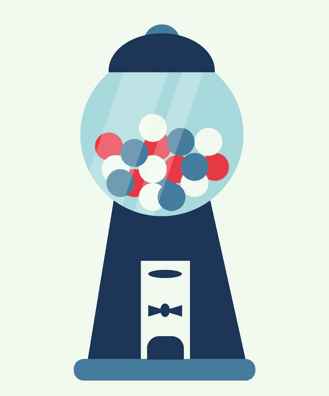 Clipart of Gumball Machine