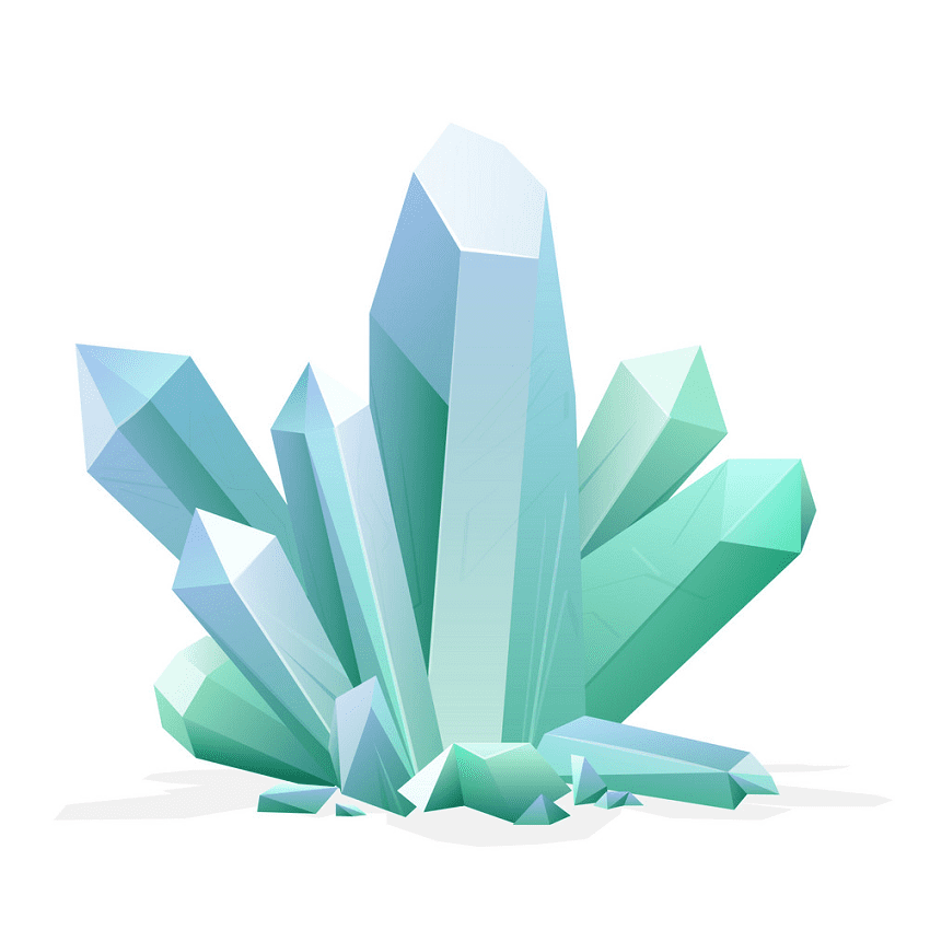 Crystals Clipart Png For Free