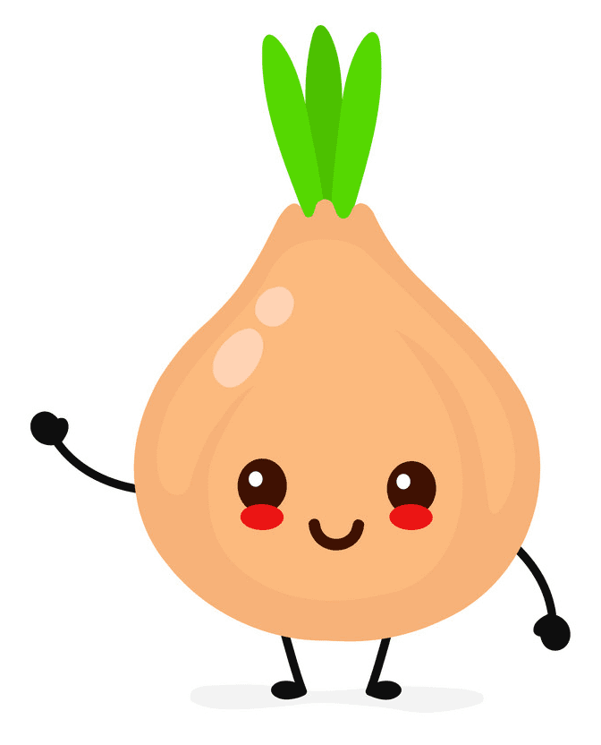 Cute Onion Clipart For Free