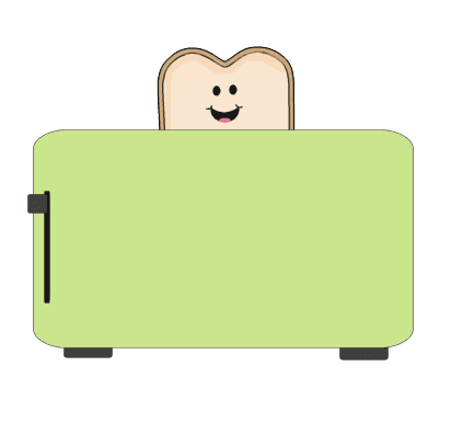 Cute Toaster Clipart