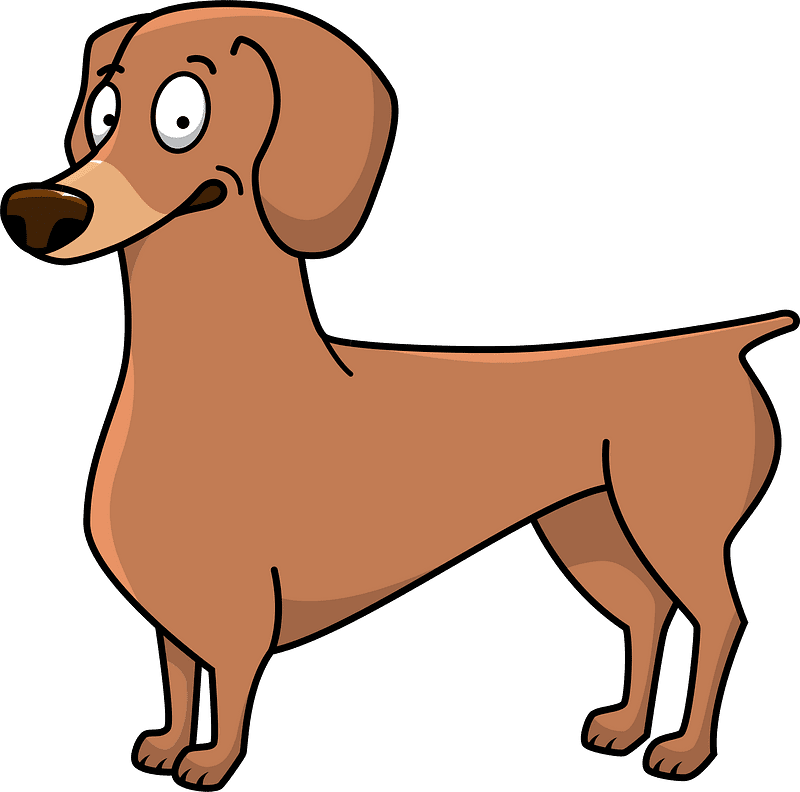 Dachshund Dog Clipart Transparent Free