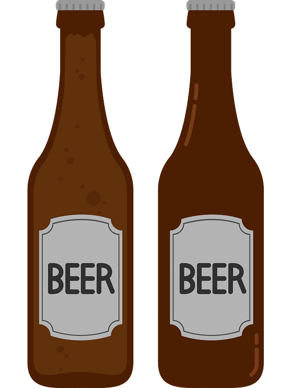 Download Beer Bottles Clipart Transparent