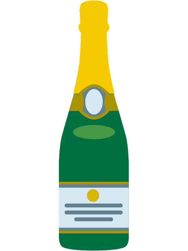 Download Champagne Bottle Clipart Transparent