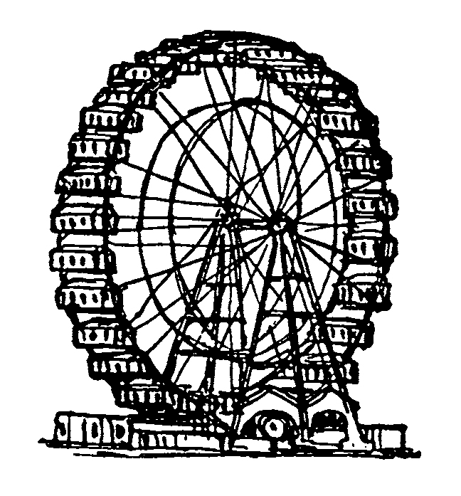 Download Ferris Wheel Clipart Black and White