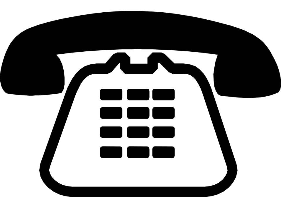 Download Telephone Clipart Black and White