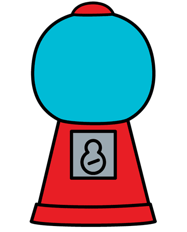 Empty Gumball Machine Clipart Free