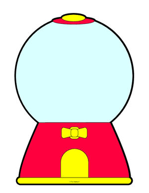 Empty Gumball Machine Clipart