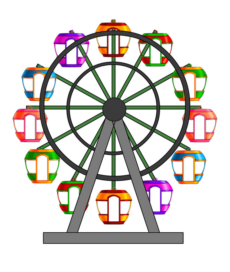 Ferris Wheel Clipart Free Png Images
