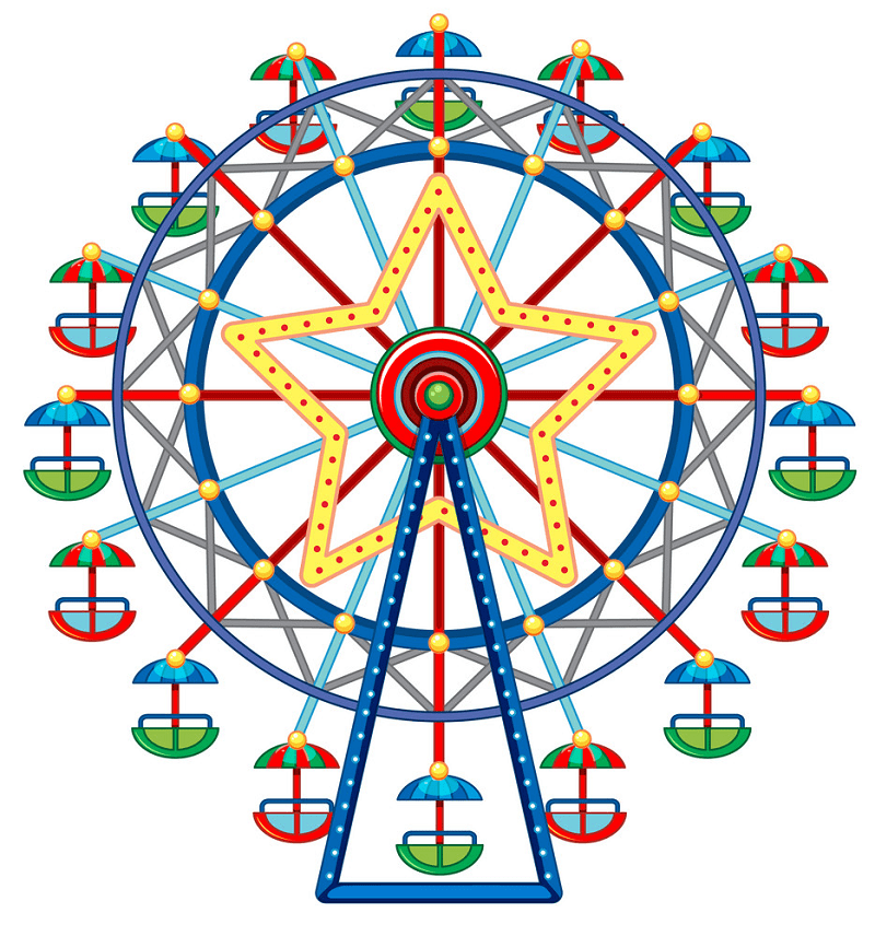 Ferris Wheel Clipart Photo