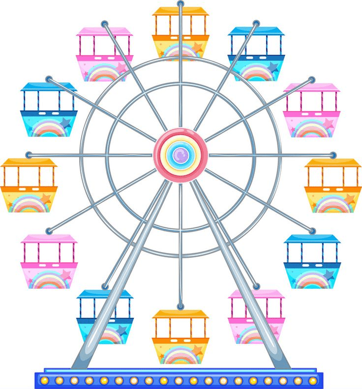 Ferris Wheel Clipart Png Image