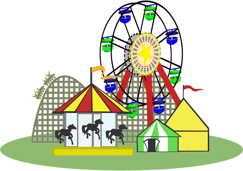 Ferris Wheel Clipart Transparent 1