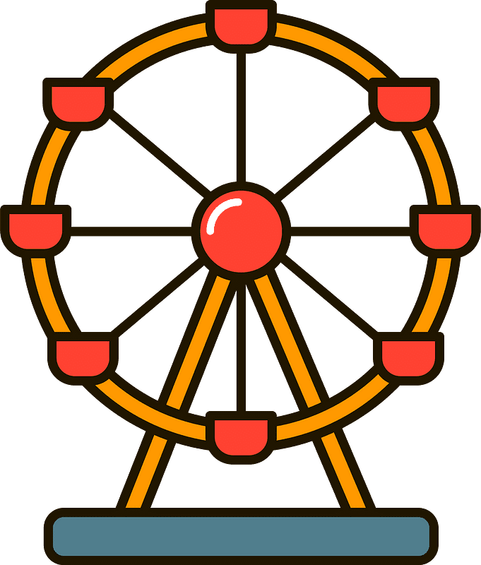 Ferris Wheel Clipart Transparent Download