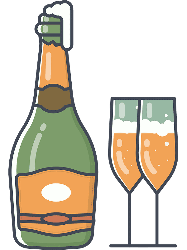 Free Champagne Clipart Transparent