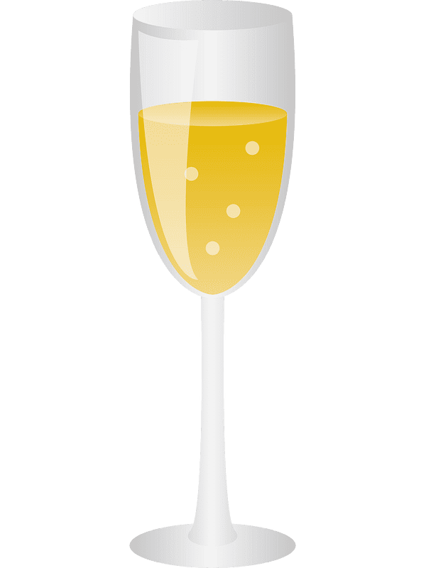 Free Champagne Glass Clipart Transparent Background