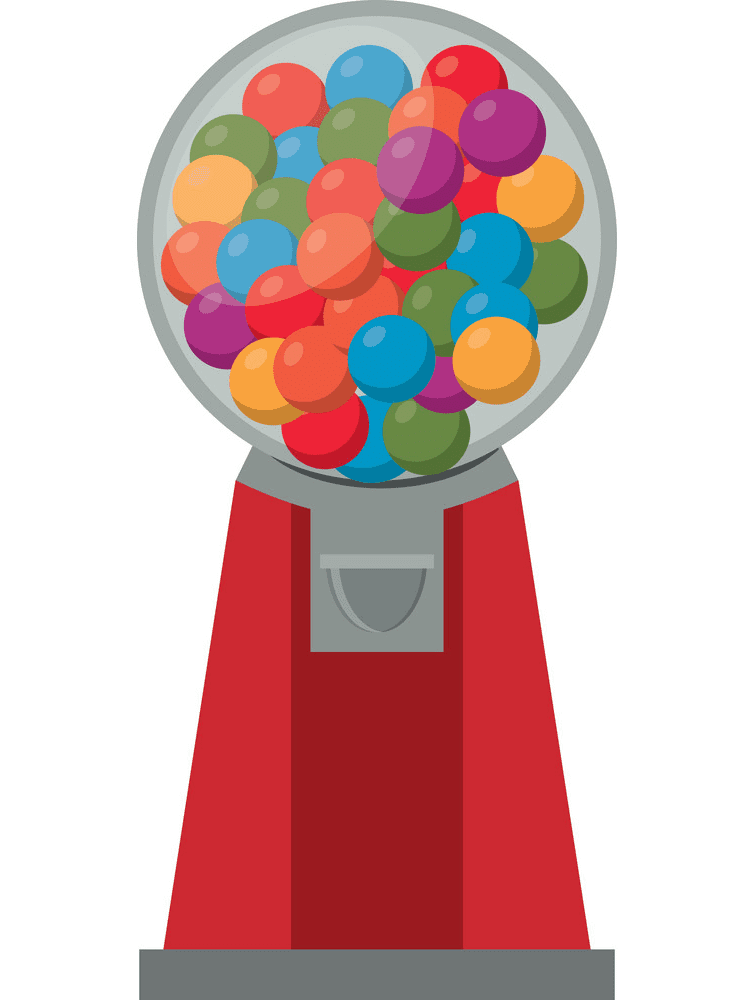 Free Gumball Machine Clipart Pictures