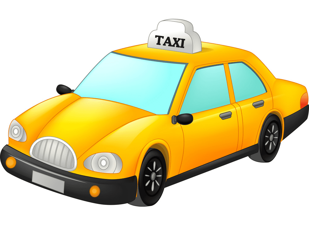 Free Taxi Clipart Image