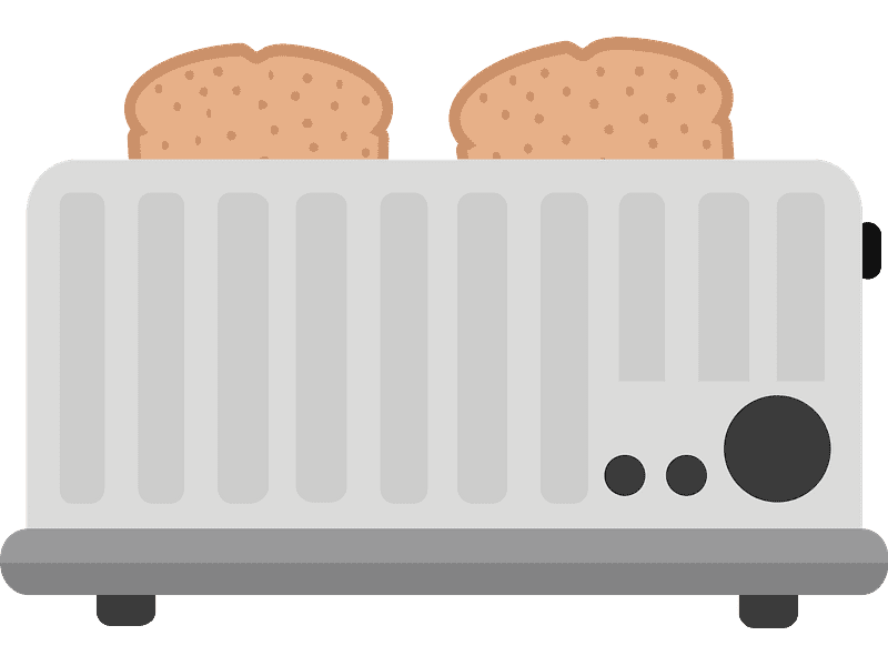 Free Toaster Transparent Clipart