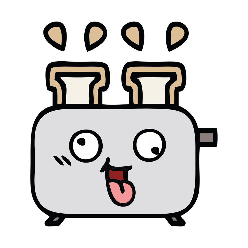 Funny Toaster Clipart