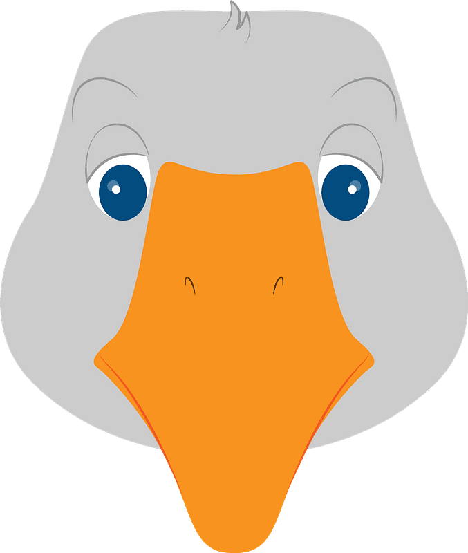 Goose Face Clipart Transparent