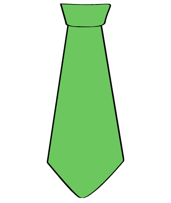 Green Tie Clipart