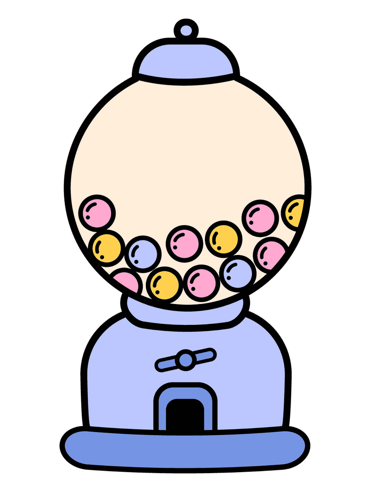 Gumball Machine Clipart Free Png Image