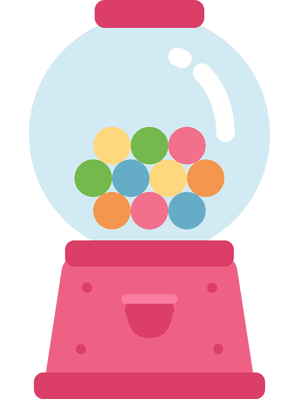 Gumball Machine Clipart Transparent Image