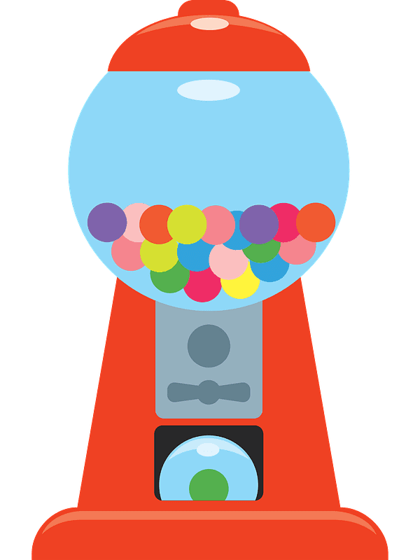 Gumball Machine Clipart Transparent