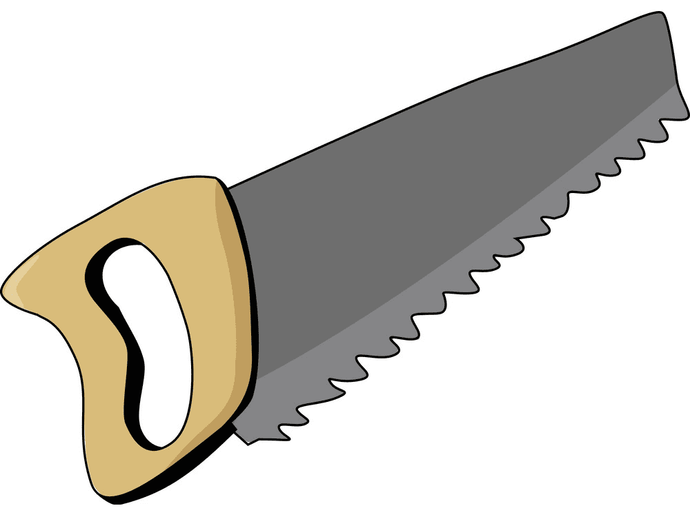 Hand Saw Clipart Free