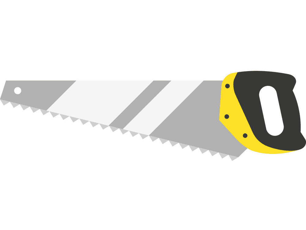 Hand Saw Clipart Image
