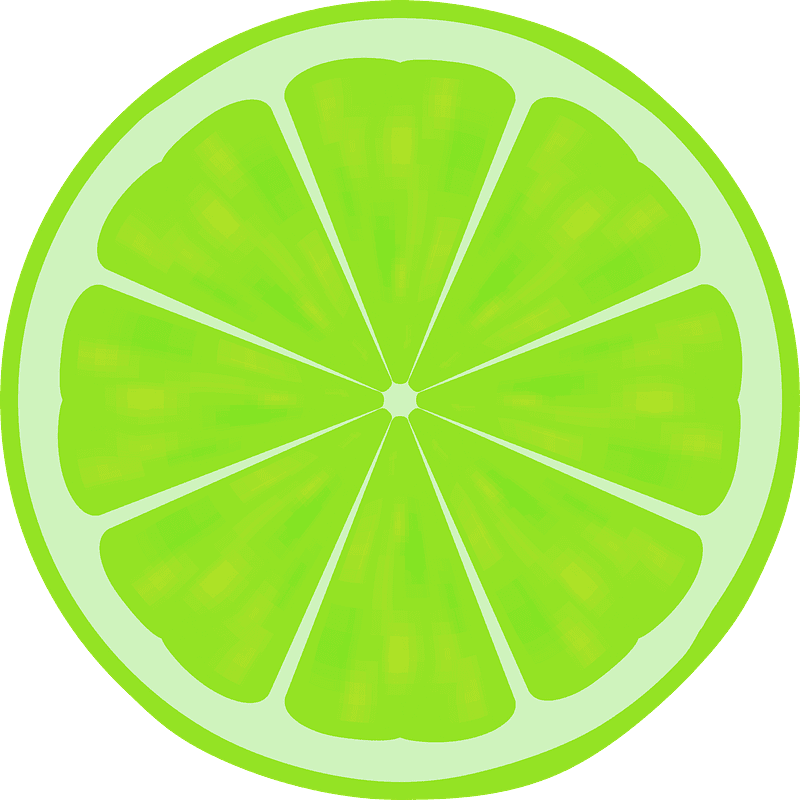 Lime Slice Clipart Transparent Background