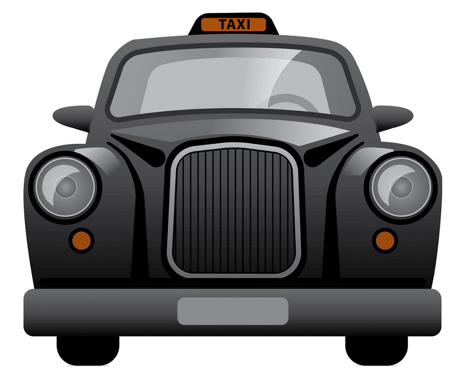 London Taxi Cab Clipart