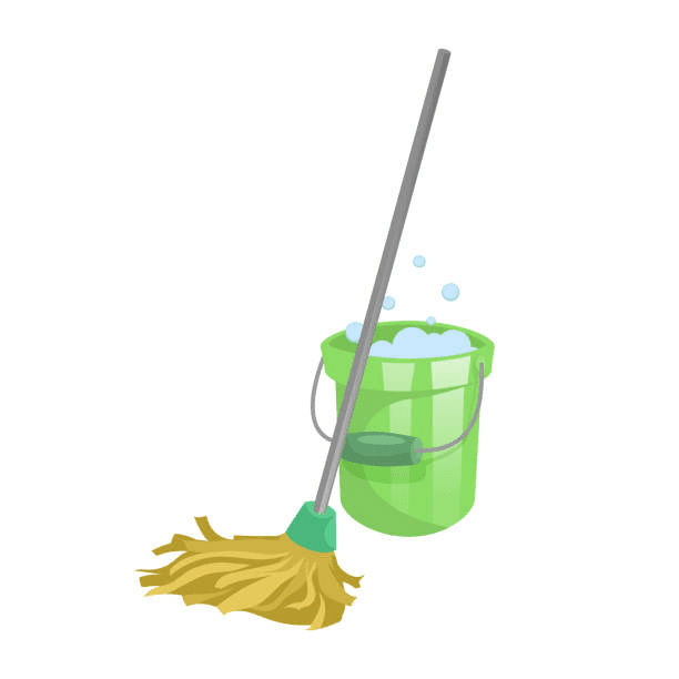 Mop and Bucket Clipart Png Free