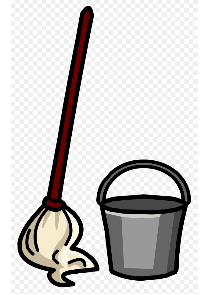 Mop and Bucket Clipart Png Images