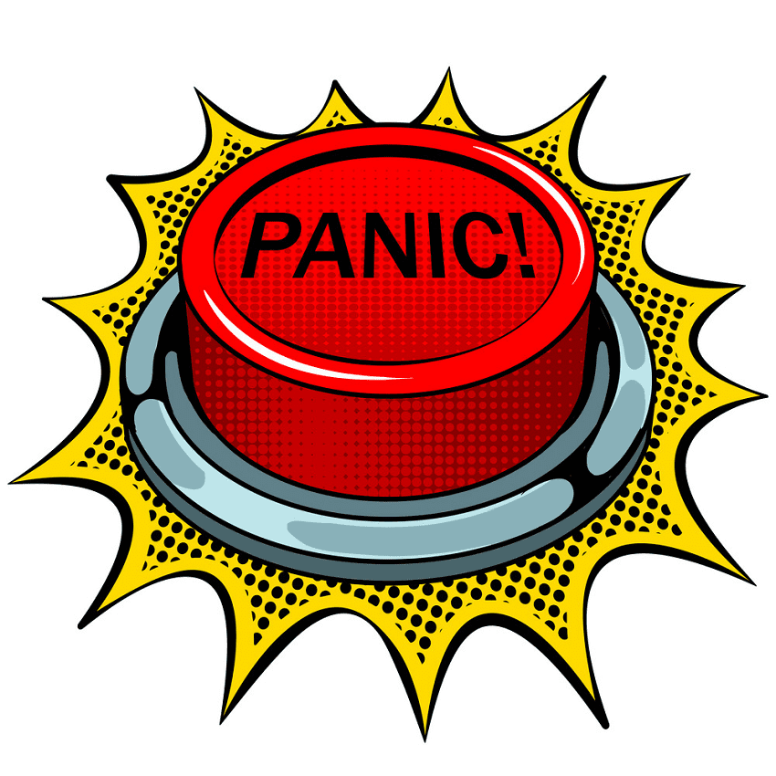 Panic Button Clipart