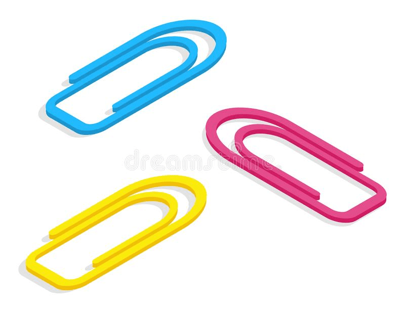 Paper Clips Clipart Picture