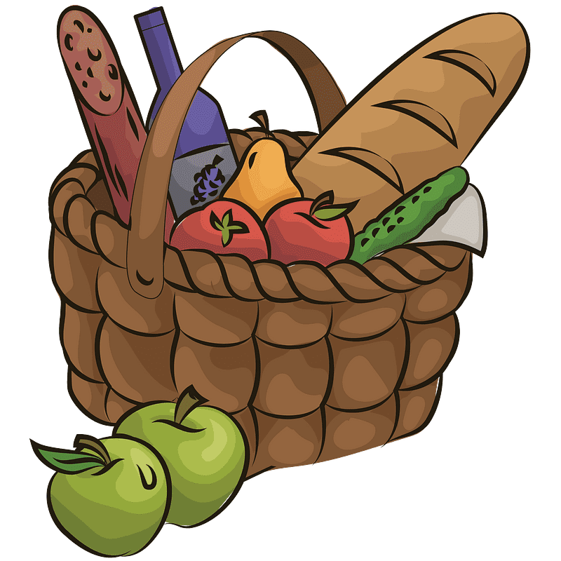 Picnic Basket Clipart For Free