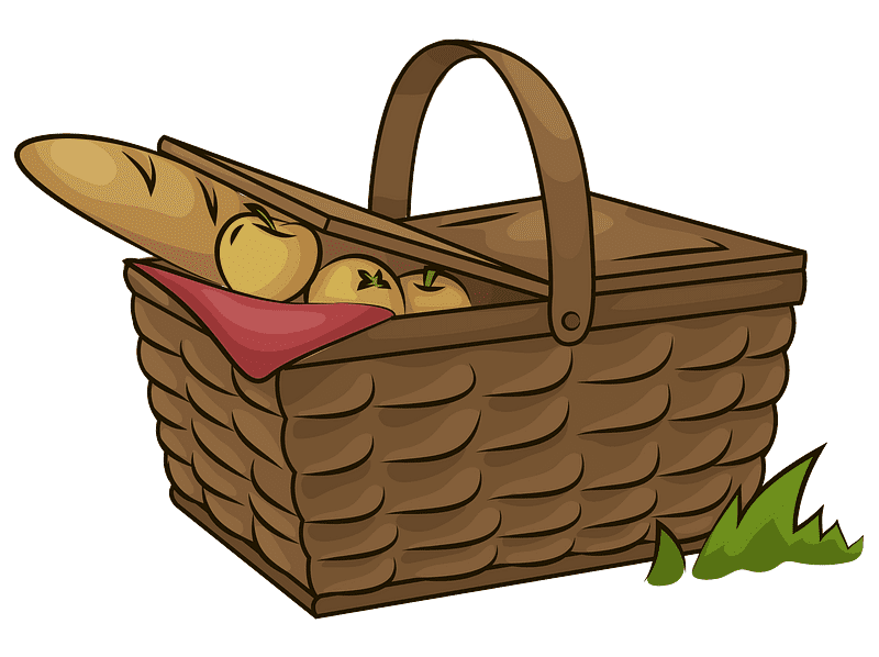 Picnic Basket Clipart Image