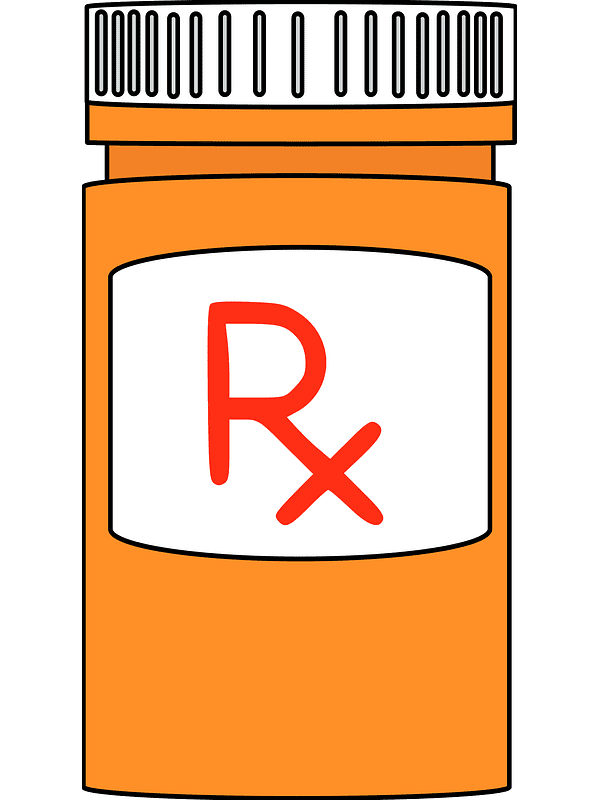 Pill Bottle Clipart Image