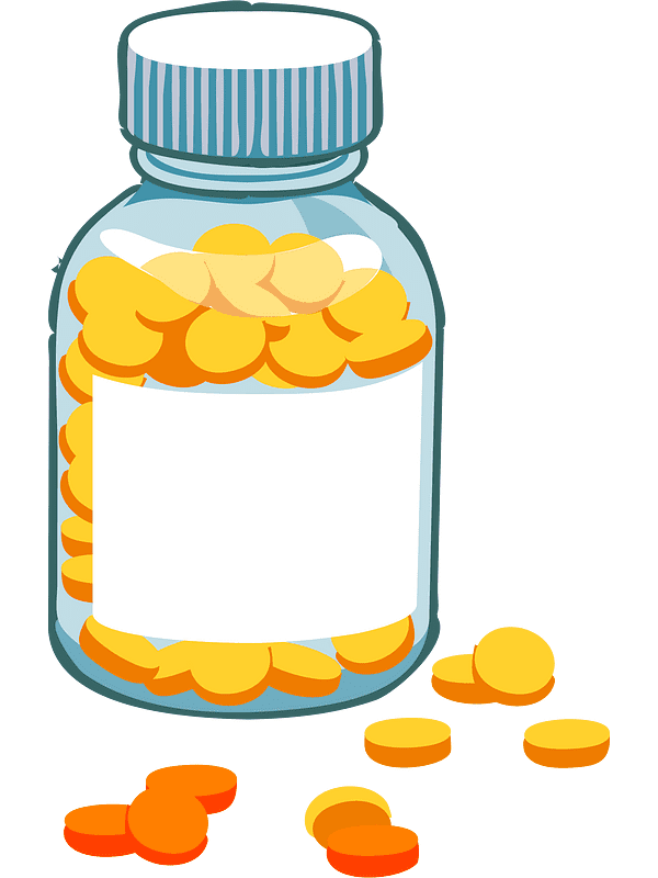 Pill Bottle Clipart Images