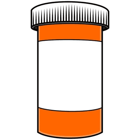 Pill Bottle Clipart Png Download