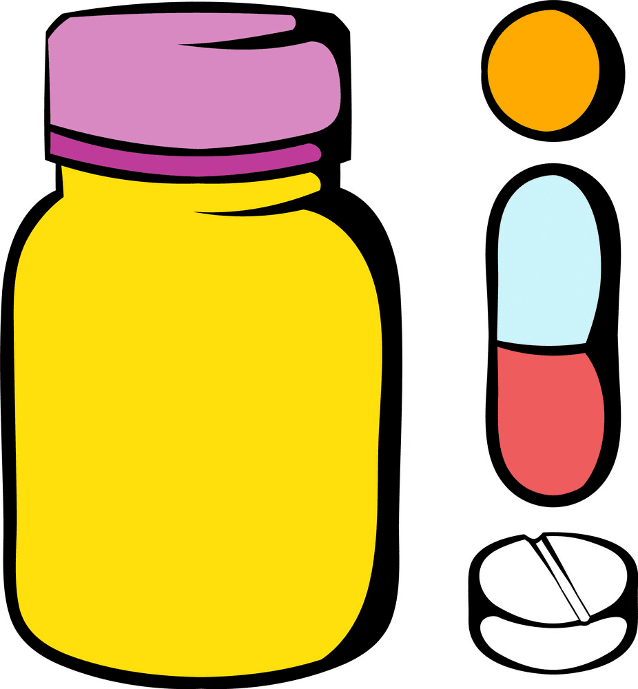 Pill Bottle Clipart Png Pictures