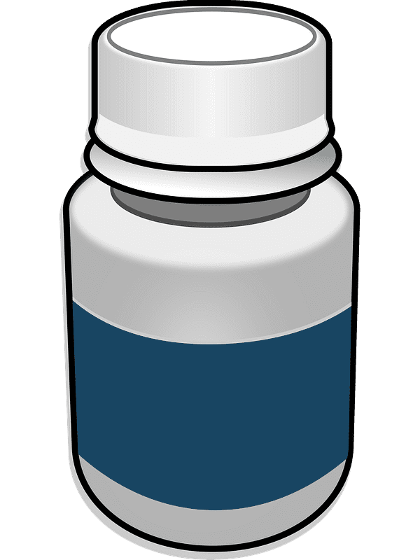 Pill Bottle Clipart Transparent Image