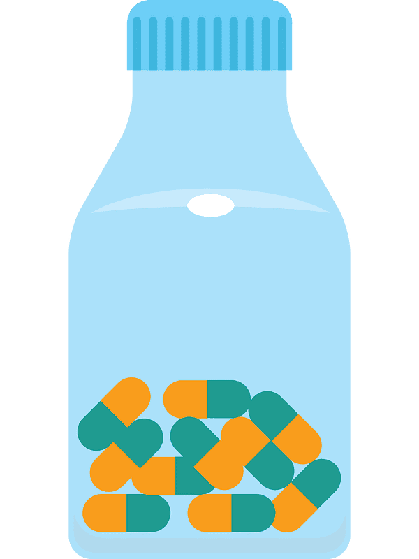 Pill Bottle Clipart Transparent