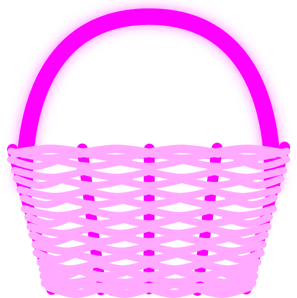 Pink Basket Clipart