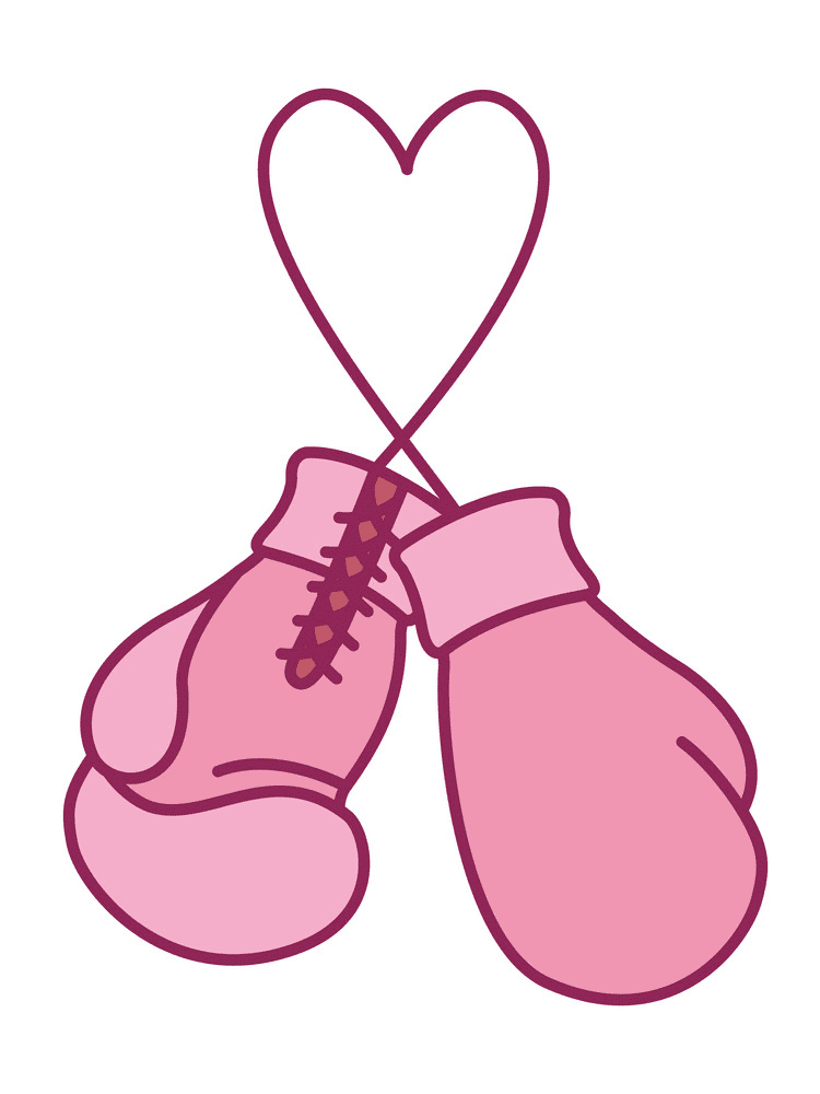 Pink Boxing Gloves Clipart Free